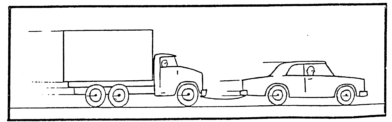 To jest ciężarówka, która ciągnie samochód.